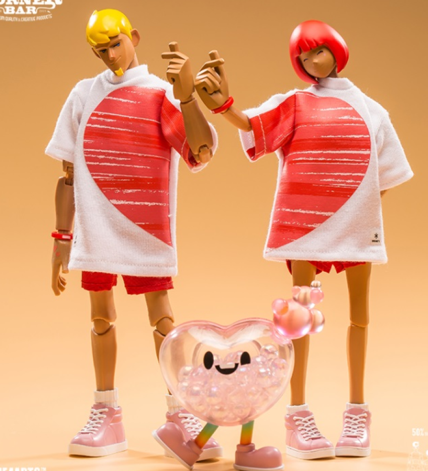 COME4ARTS 패션커플 사랑 LOVE 러브 발렌타인 시리즈 LOVE 001 더블세트