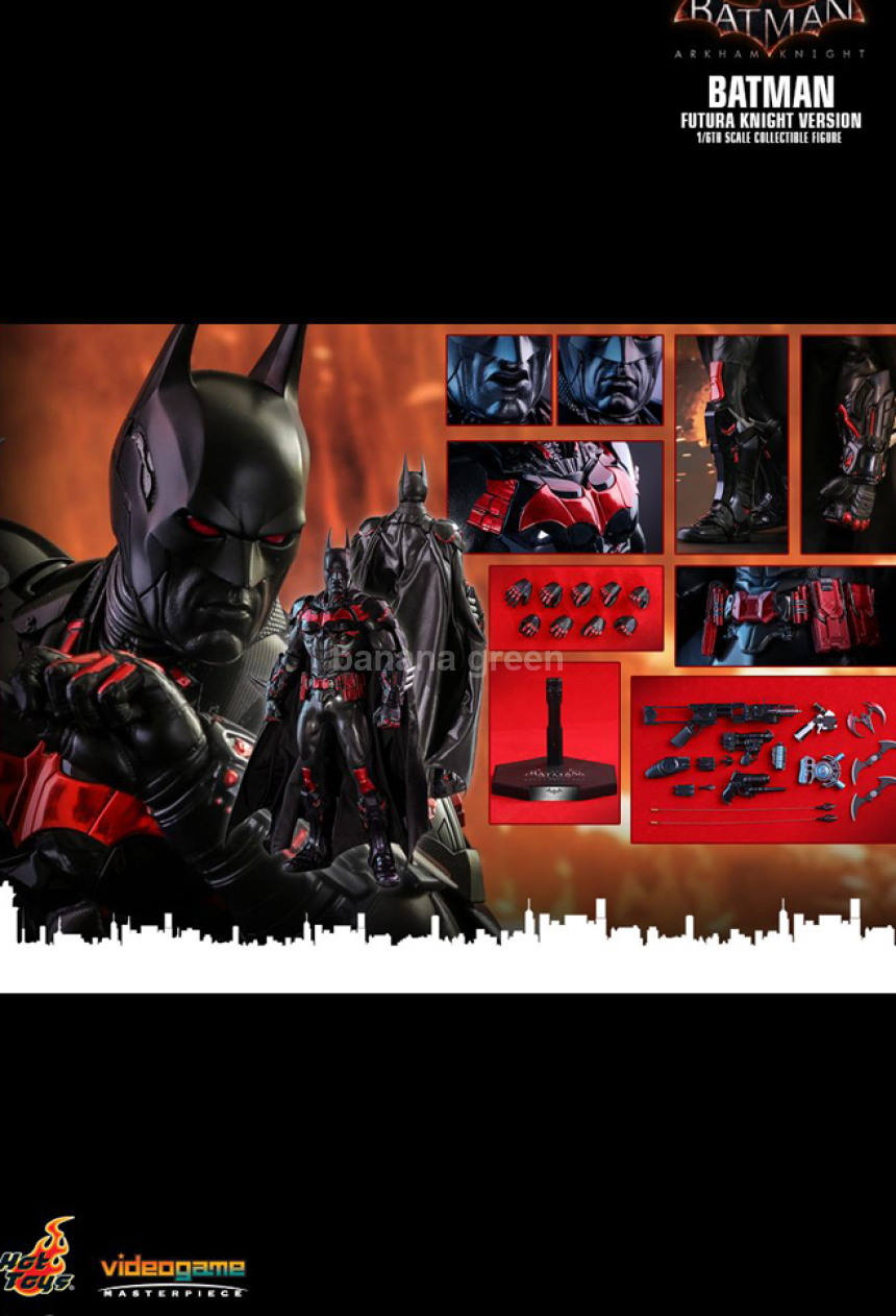 핫토이 Hot Toys VGM29 배트맨 아캄나이트 FUTURA KNIGHT 피규어