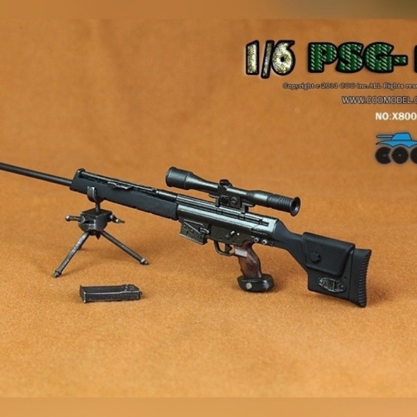 COOMODEL X80026 쿠모델 PSG-1 피규어 무기 루즈 1/6