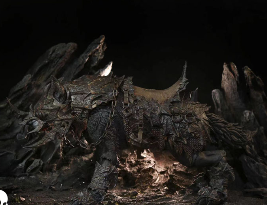 D20 스튜디오 자이언트 울프 피규어 탈것 동물 늑대 관절피규어