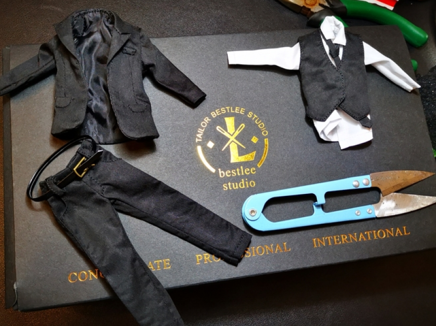 VTOYS GWTOYS 바디 호환 코디 1/12 정장 수트 피규어 의상 커스텀 루즈