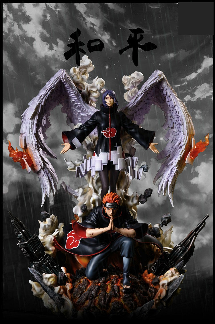 나루토 페인 코난 세트 피규어 1/7 한정판 CW X SURGE STUDIO