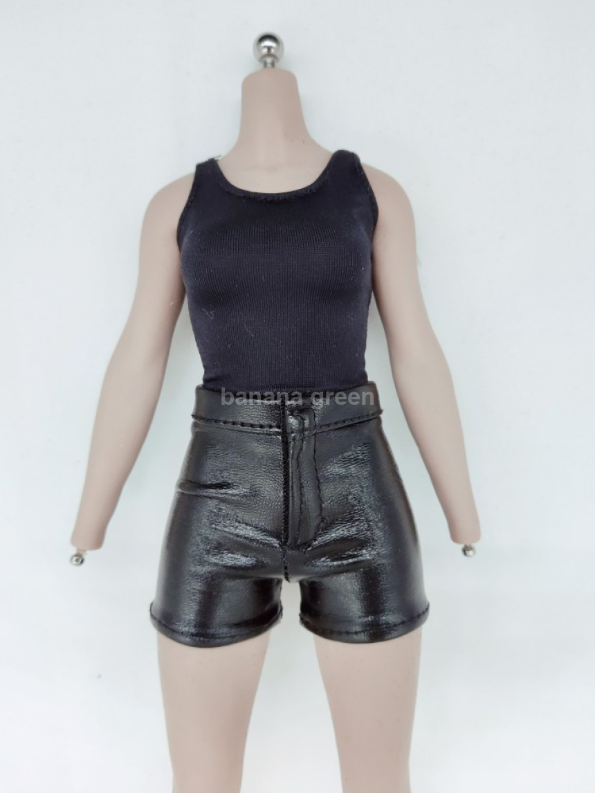 SPC SP203 가죽 반바지 팬츠 1/6 여성 피규어 의상