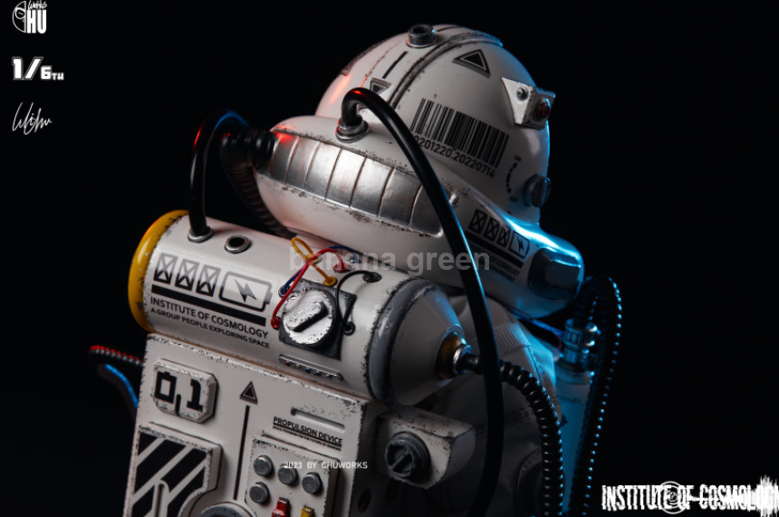 CHUWORKS 우주비행사 LOOP WHITE 테크놀로지 연구소 1/6 피규어