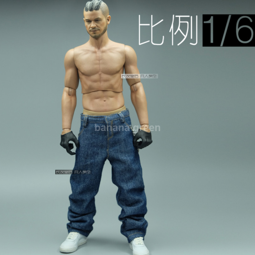 Crow Toys DH013 1/6 갱스터 루즈핏 청바지 루즈