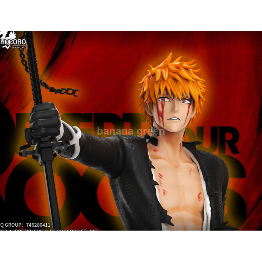 (현물)블리치(Chocobo STUDIO) 천년혈전 이치고 한정판 레진 피규어