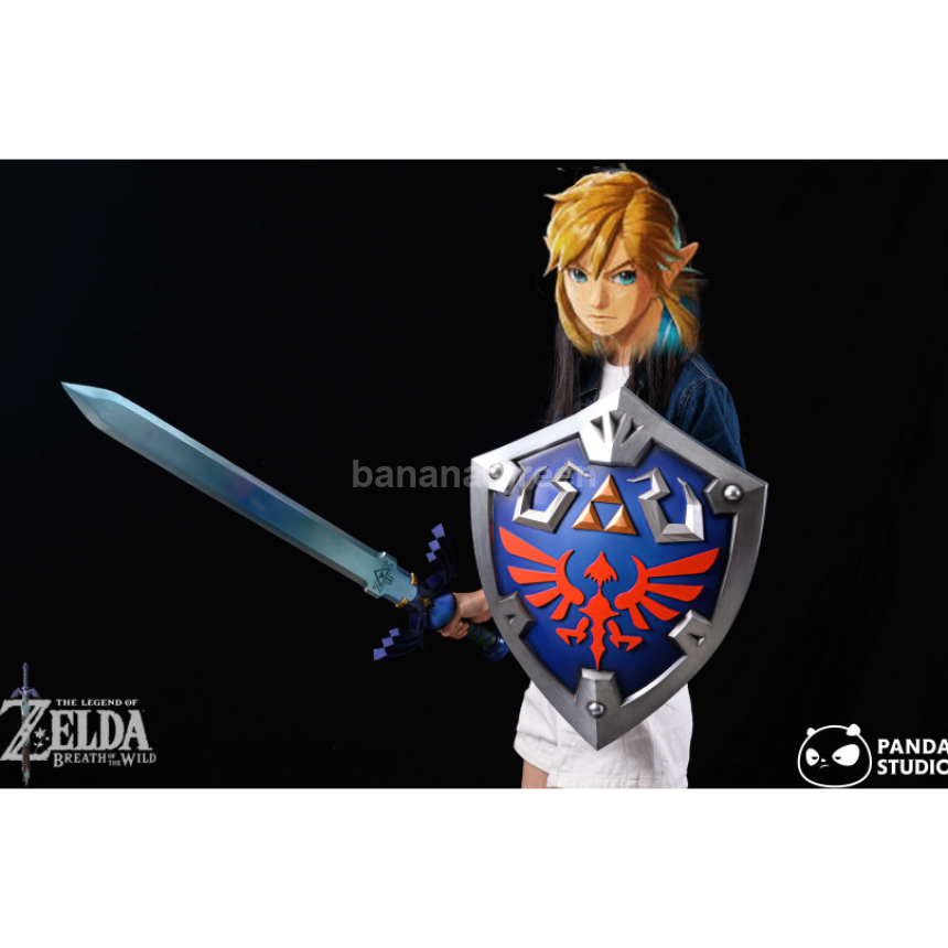(현물)젤다의전설(Panda STUDIO) 1/1 하일리아의 방패 한정판 레진 피규어