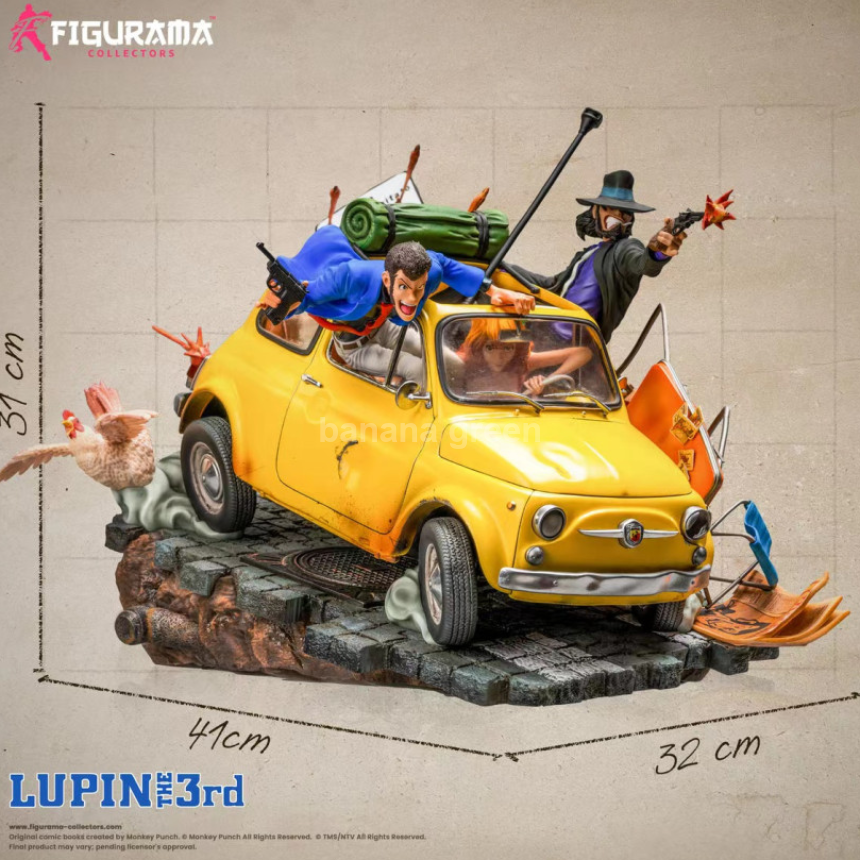 (22년 2분기 발매)루팡3세(Figurama(피규라마)-STUDIO)-루팡3세 지겐 다이스케 미네 후지코 GK 레진