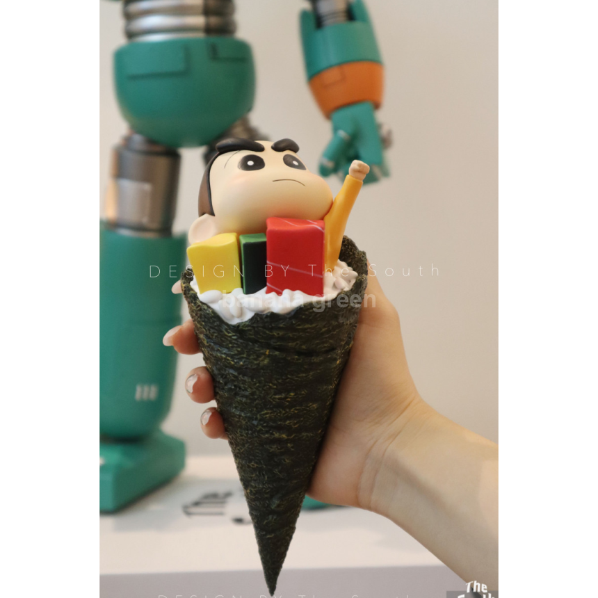 짱구는못말려(TheSouth STUDIO) 삼각 초밥 짱구 한정판 레진 피규어