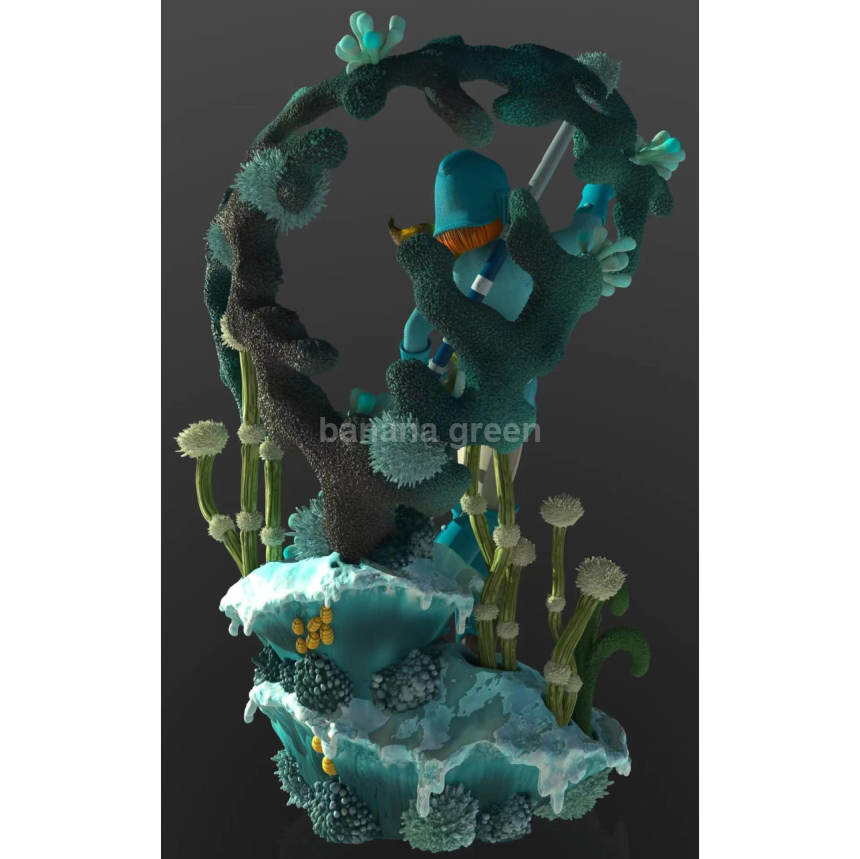 바람계곡의나우시카(AW-STUDIO)-1/4 나우시카 테토 리미티드 GK 레진 피규어