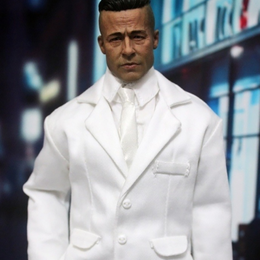 DOLLSFIGURE FT167 화이트 수트 피규어 의상 세트 1/6