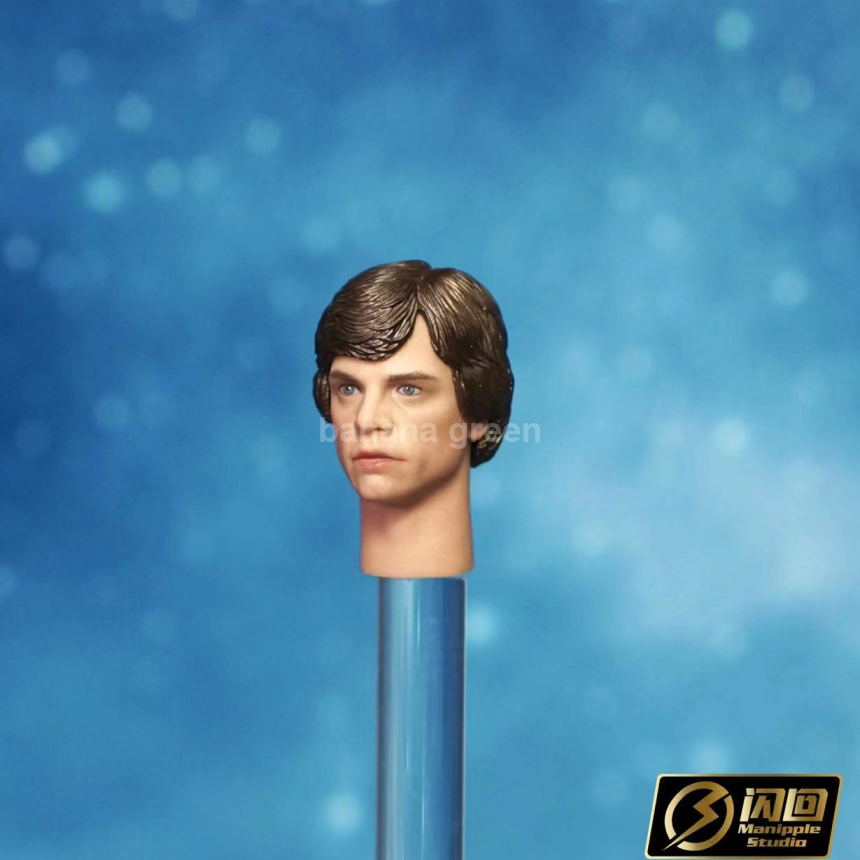 플래시백 스튜디오 스타워즈 만달로니안 루크 피규어 커스텀 남성 헤드 1/12