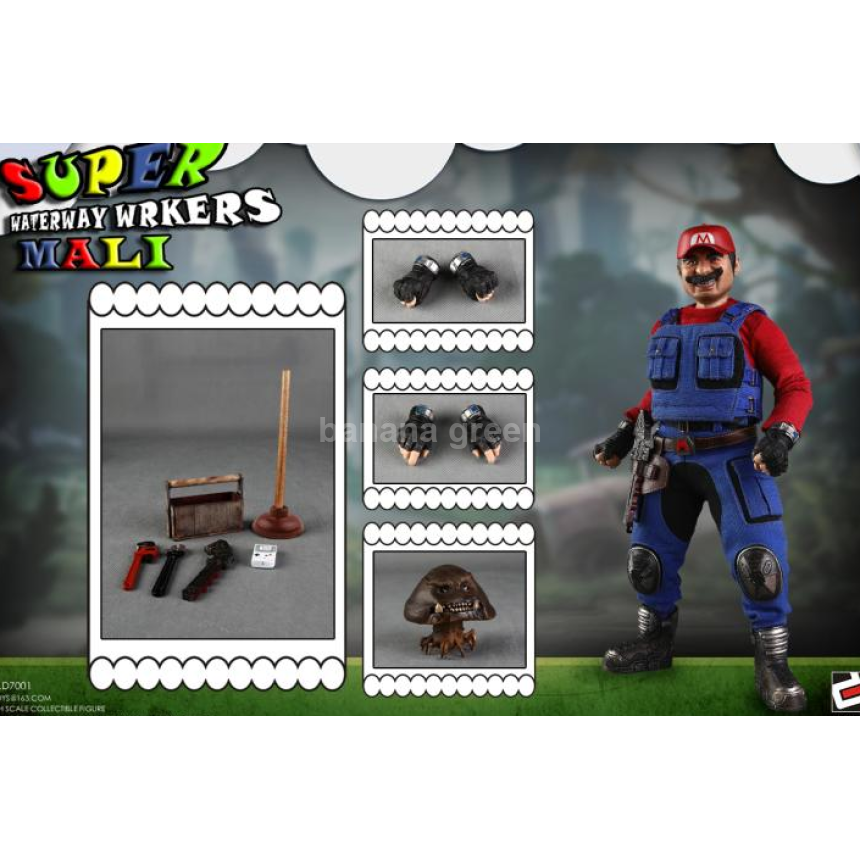 D7TOYS 1/6 슈퍼 마리오 브라더스 D7001 D7002