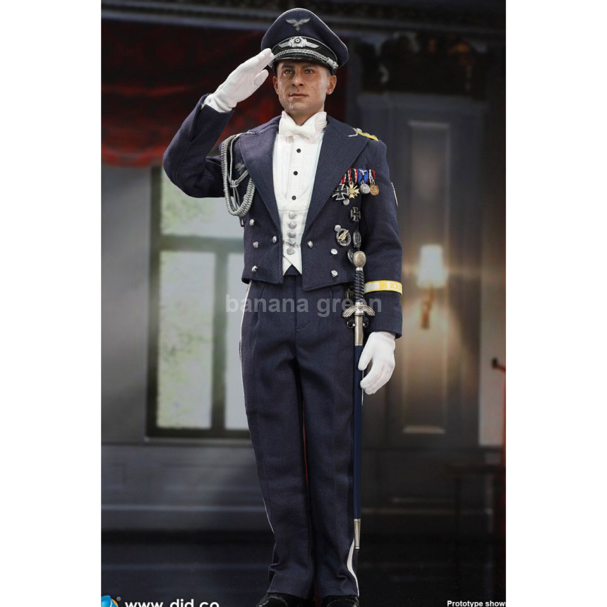 DID D80147 WWII 독일 나치 공군 장교 1/6 더 캡틴 윌리 해롤트