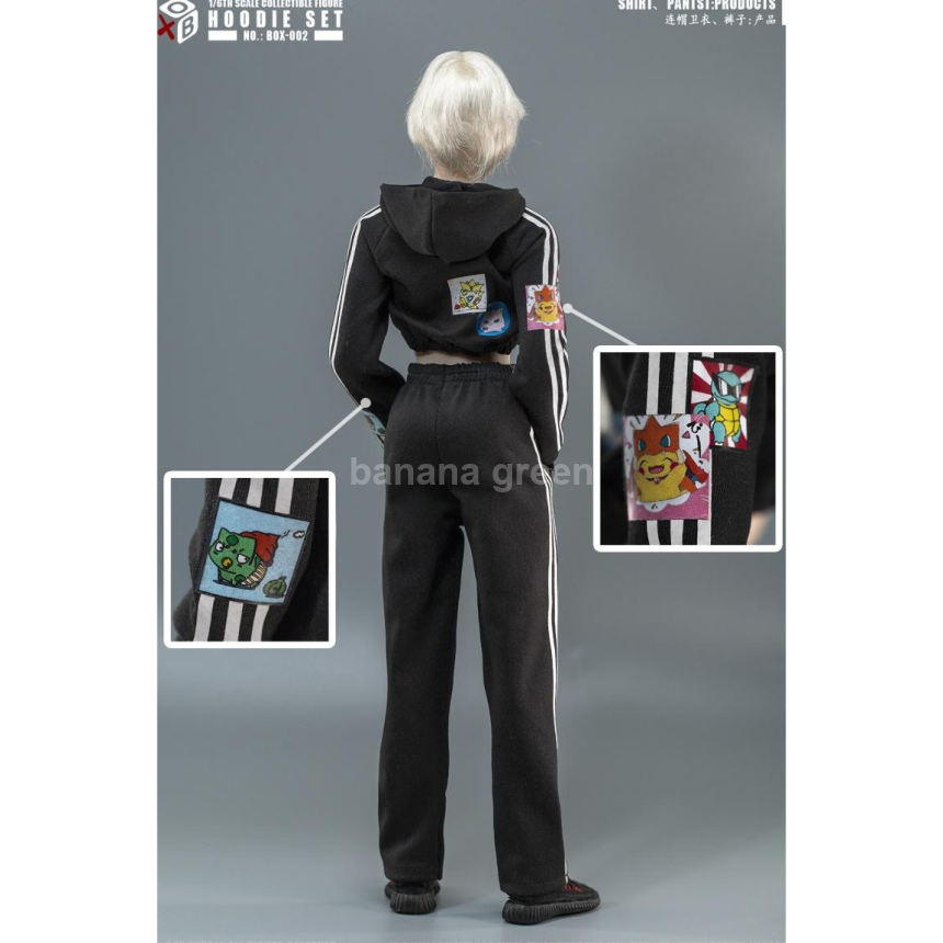 BOX STUDIO BOX-002 여성 피규어 트레이닝복 커스텀 루즈 1/6