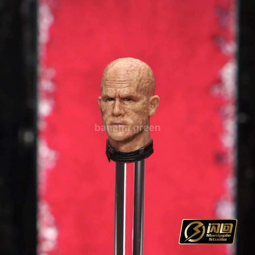 (출시) 플래시백 스튜디오 데드풀 웨이드 윌슨 피규어 커스텀 남성 헤드 1/12