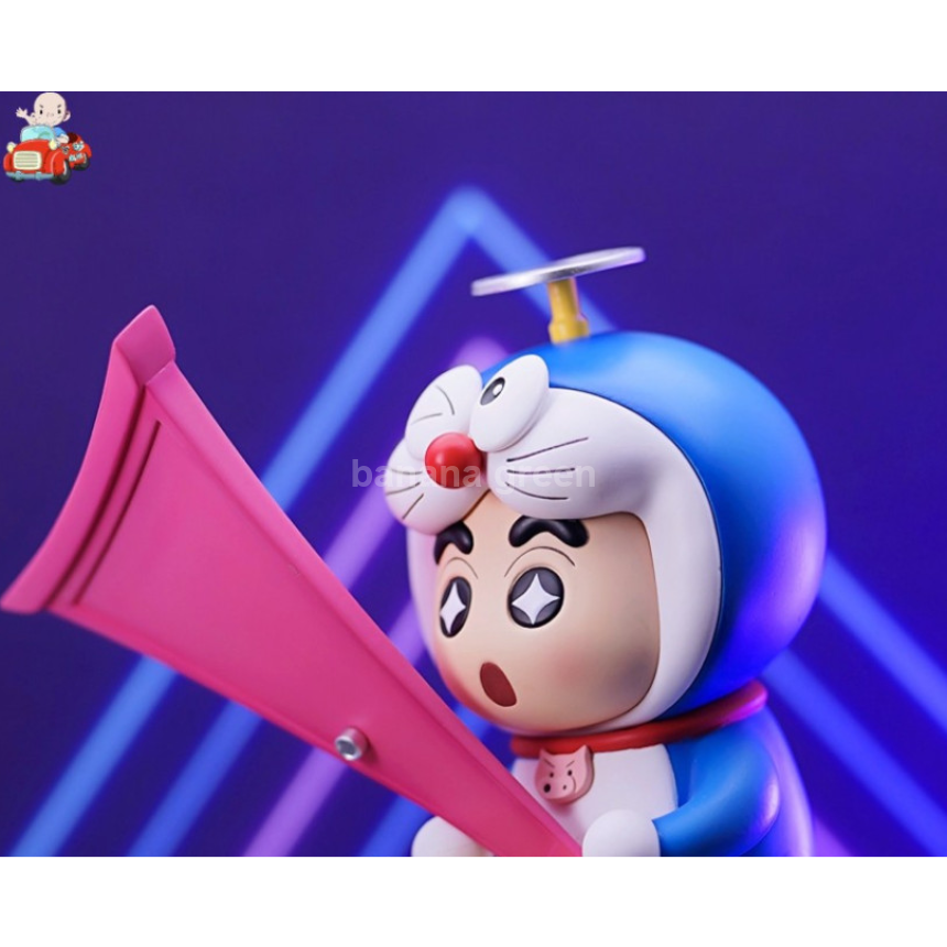 짱구는못말려(AM STUDIO) 짱구 Cos 도라에몽 한정판 레진 피규어