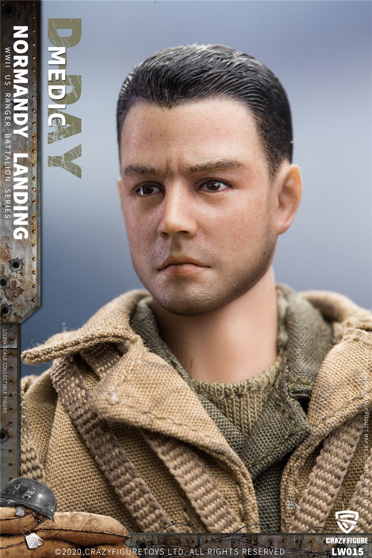 Crazy Figure LW015 크레이지 피규어 WWII 노르망디 상륙작전 미군 의무병 1/12 밀리터리 피규어