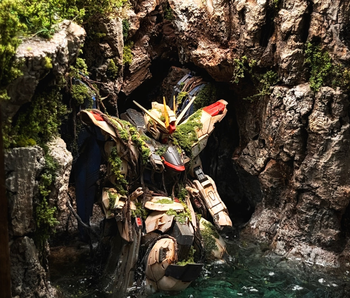 경화 스튜디오 MG 건담 디오라마 세트장 전용 스태츄 피규어