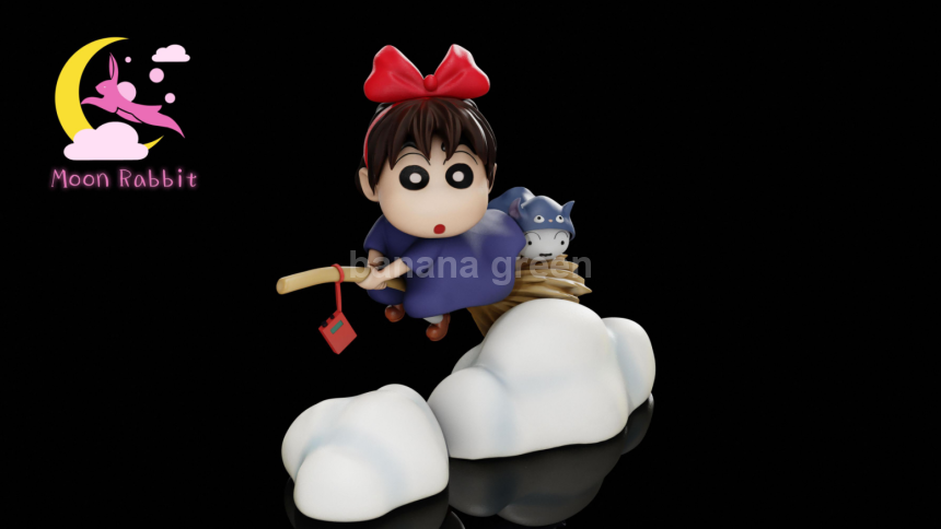 (23년 4분기)짱구는못말려(MoonRabbit STUDIO) 짱구 Cos 마녀 배달부 키키 GK 레진 피규어