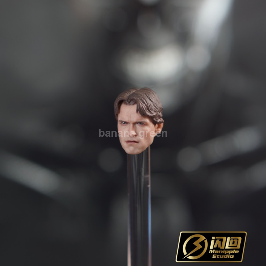 (출시) 플래시백 스튜디오 아놀드 슈워제네거 T800 피규어 커스텀 남성 헤드 1/12