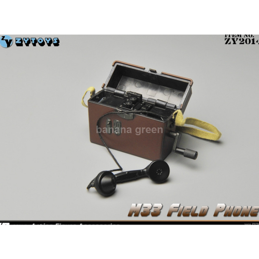ZYTOYS ZY2014 WWII 1/6 독일군 M33 필드폰 통신병 무전기 루즈