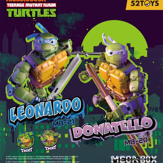 52TOYS 닌자 거북이 TMNT 라파엘 미켈란젤로 도나텔로 레오나르도 피규어 액션