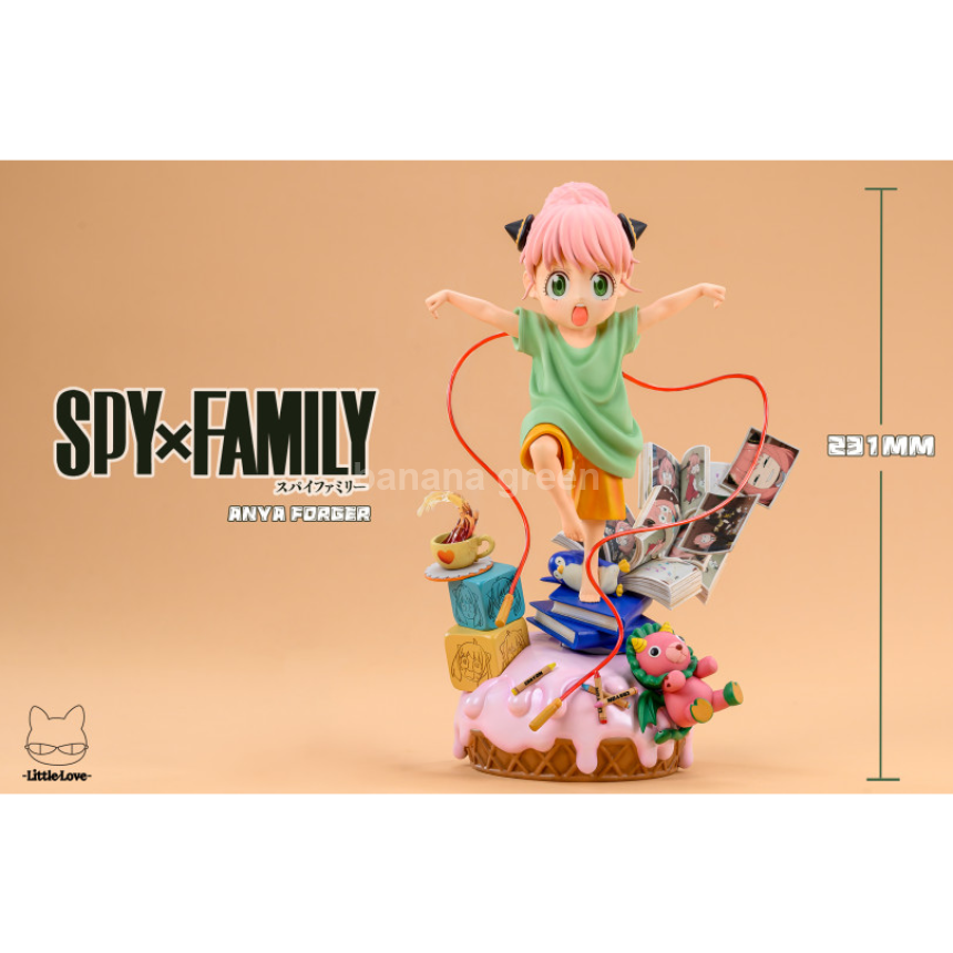 (현물)스파이패밀리(LittleLove STUDIO) 쿵푸 소녀 Ver 요르 포저 아냐 포저 한정판 레진 피규어