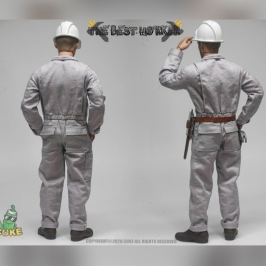 CUKE TOYS MA-010 큐크토이즈 베스트 워커 남성 피규어 공구 작업복 세트 1/6