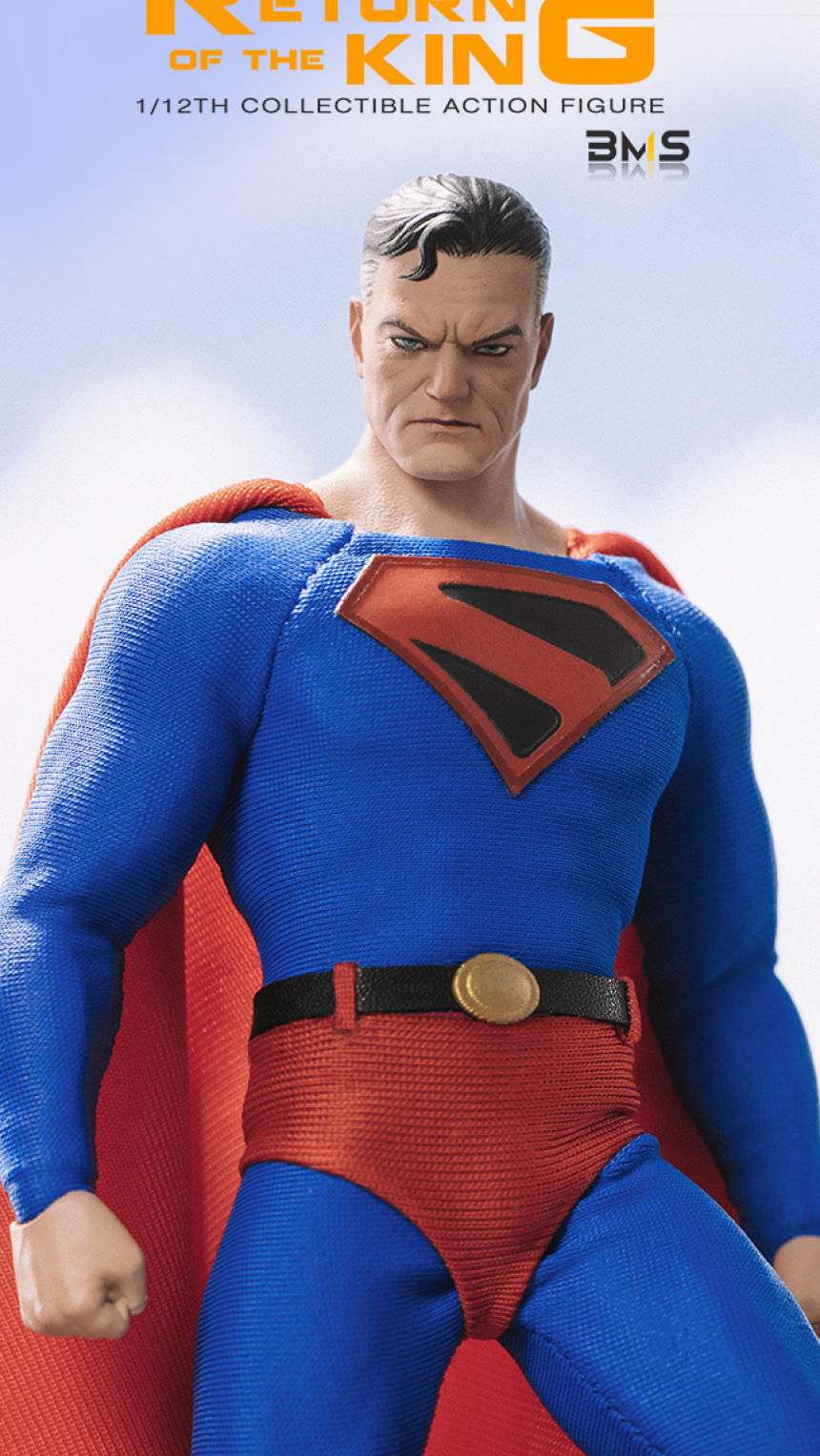 BMS 저스티스리그 슈퍼맨 1/12 DC 히어로 액션피규어