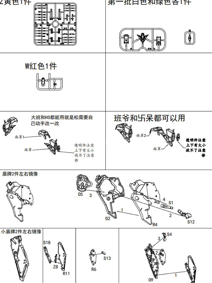 XX모형 MG 건담 듀나메스 컨버전킷 / 프라모델