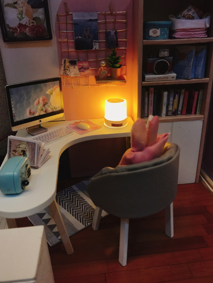 DIY조립 인형 모델하우스 1/12 해피한 피규어 디오라마