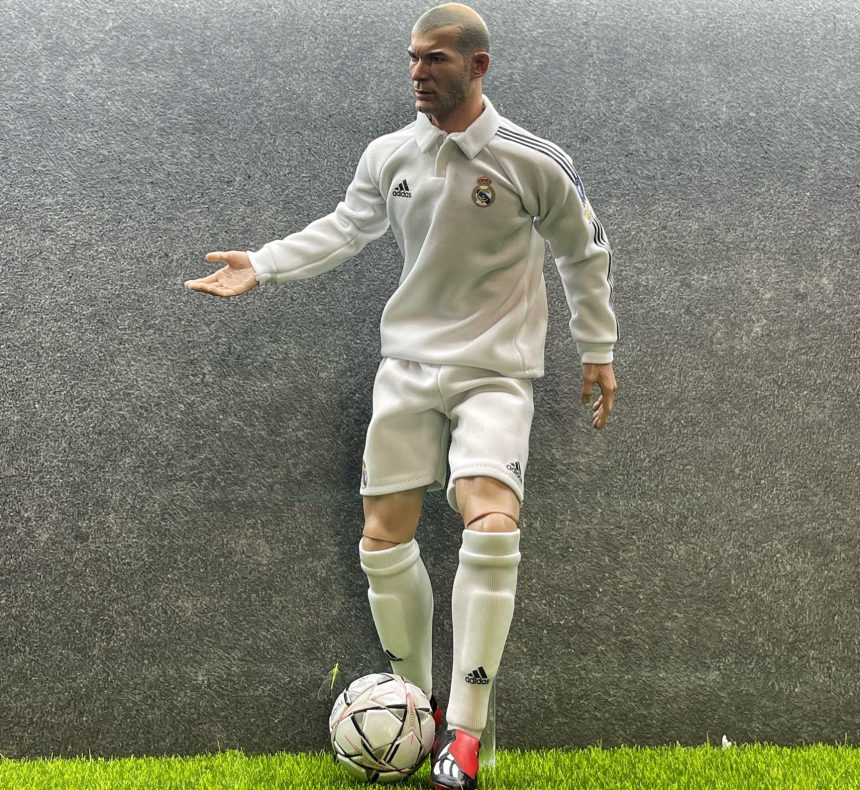 CR7 스튜디오 레알마드리드 지네딘 지단 1/6 커스텀 제작 축구 스포츠 피규어