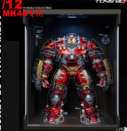 토이박스 1/12 헐크버스터 LED 마크44 MK44 케이스 아크릴 전시상자 장식장