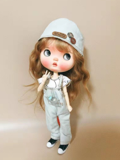 Blythe ob22 ob24 브라이스 멜빵 의상 세트