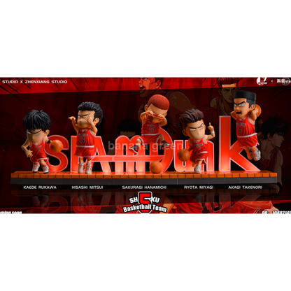 슬램덩크(GZ x ZX-콜라보)-SD 북산고 주전 5인방 강백호 서태웅 송태섭 정대만 채치수 GK 레진 피규어