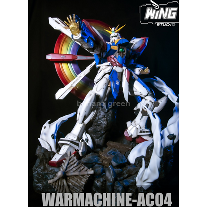 건담(Wing(윙)-STUDIO)-LED War Machine AC-04 갓 건담 샤이닝핑거 Ver. 리미티드 GK 레진 피규어