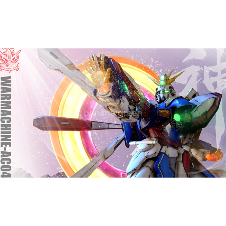 건담(Wing(윙)-STUDIO)-LED War Machine AC-04 갓 건담 샤이닝핑거 Ver. 리미티드 GK 레진 피규어