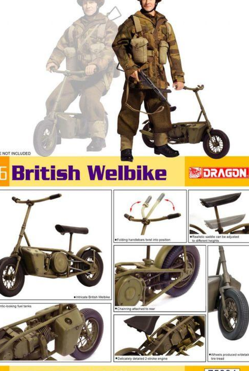 British Welbike Dragon 1/6 2차대전 영국 윌바이크 조립 프라모델