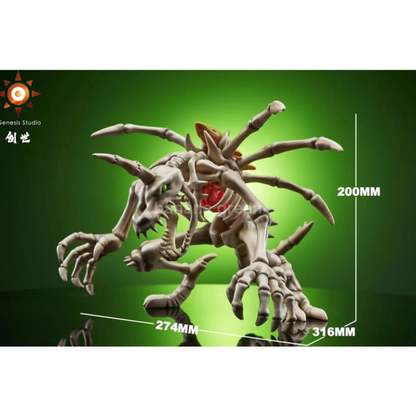 (현물)디지몬어드벤처(Genesis STUDIO) 스컬그레이몬 한정판 레진 피규어