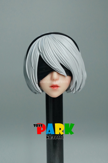 토이즈파크 1/6 니어 오토마타 2B 피규어 헤드 피첸 Toys park TP001