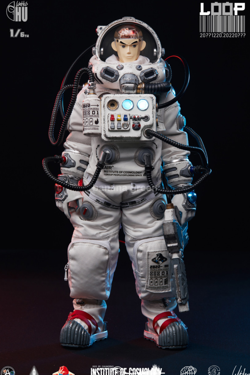 CHUWORKS 우주비행사 LOOP WHITE 테크놀로지 연구소 1/6 피규어