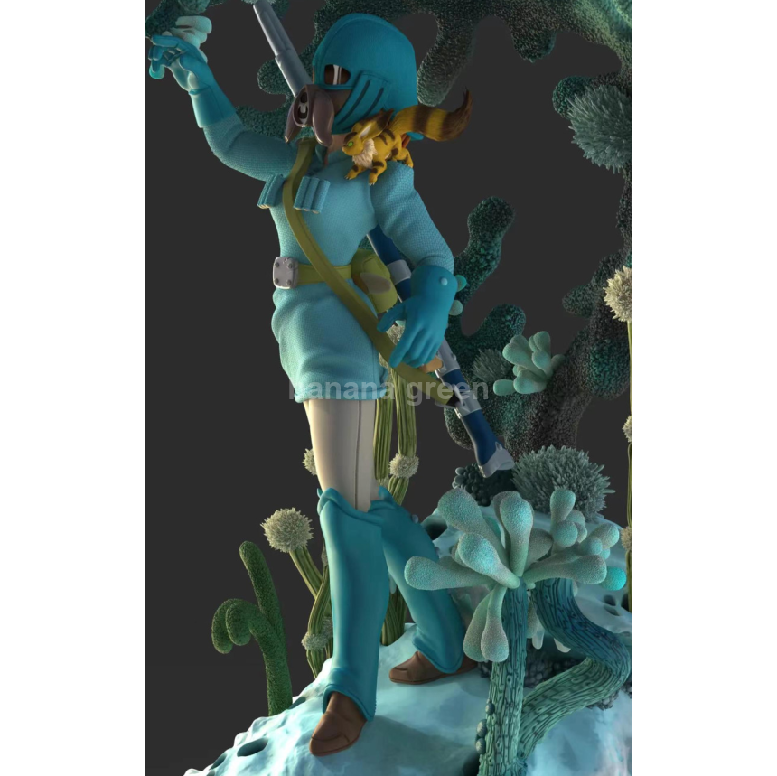 바람계곡의나우시카(AW-STUDIO)-1/4 나우시카 테토 리미티드 GK 레진 피규어