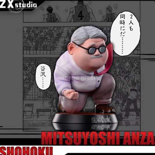 (현물)슬램덩크(ZhenXiang(ZX)-STUDIO)-Q Ver. 북산고 감독 안선생님(안자이 미츠요시) 리미티드 GK 레진