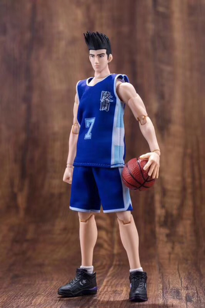 DASIN GT 슬램덩크 능남 7번 윤대협 - 센도 아키라 어웨이팀 유니폼