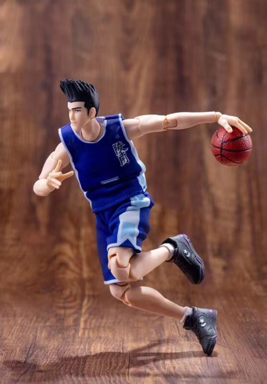 DASIN GT 슬램덩크 능남 7번 윤대협 - 센도 아키라 어웨이팀 유니폼