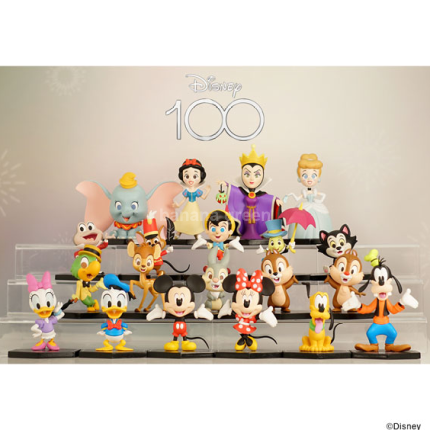 Disney100 디즈니100주년 미니 피규어 100종 컬렉션 컴플리트BOX