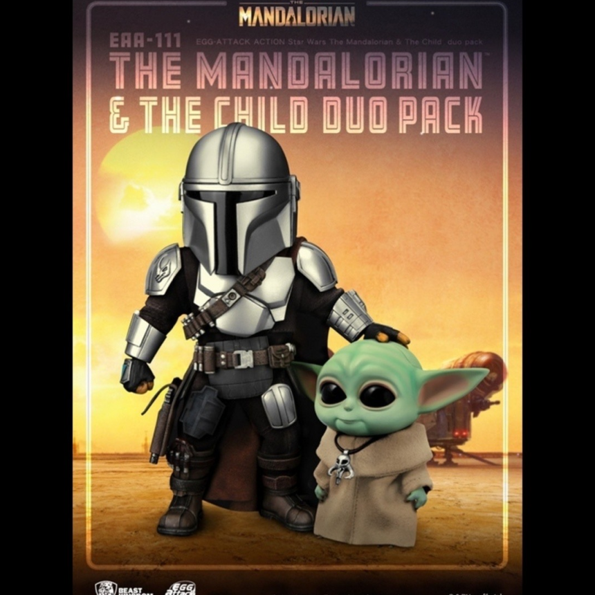 Beast Kingdom EAA-111 비스트킹덤 에그어택 스타워즈 만달로리안 더 차일드 피규어 세트