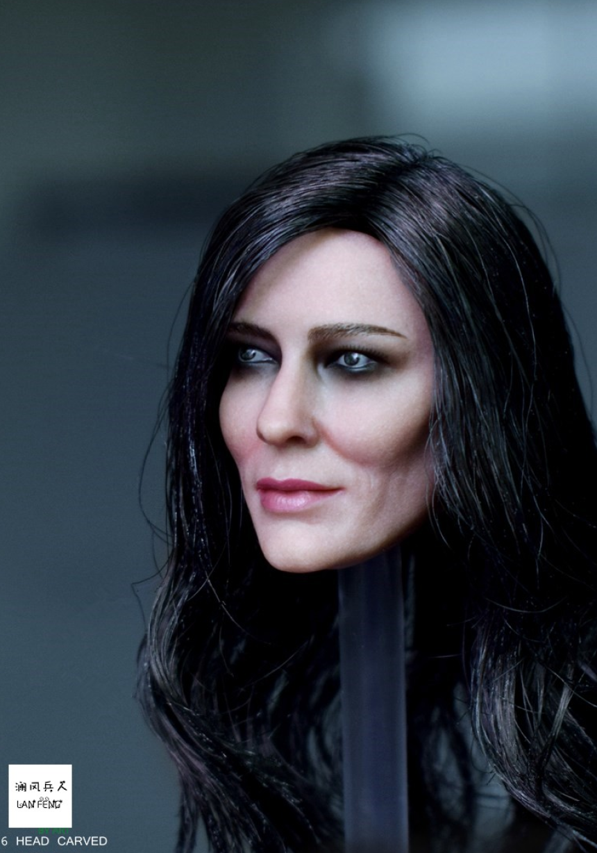 BY ART 토르 헬라 1/6 커스텀 여성피규어 헤드