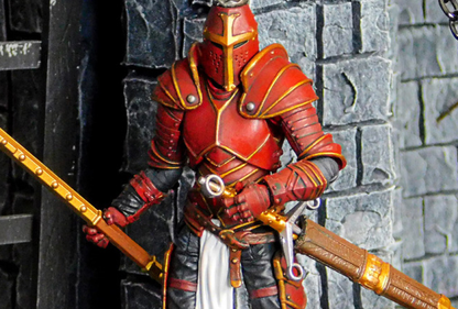 BOSS FIGHT STUDIO HACKS 1/18 장군 레드나이트 피규어